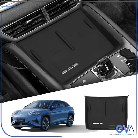 BYD Sealion 7 wireless charging pad cover installed in centre console by EEVA Store