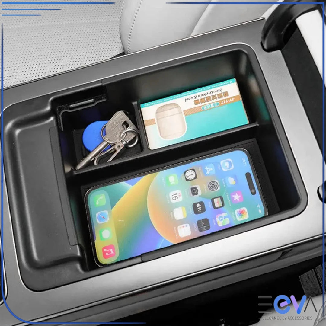 BYD Sealion 8 armrest storage box installed in centre console from EEVA Store Australia.