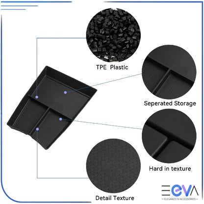 BYD Sealion 8 centre console lower storage box TPE material and texture detail from EEVA Store Australia.