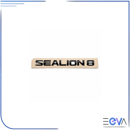 BYD Sealion 8 replacement tailgate emblem in gloss black finish from EEVA Store Australia.
