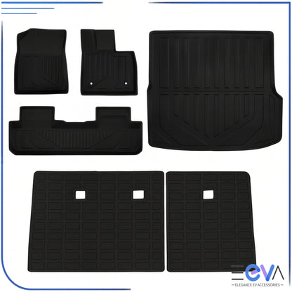 6-piece XPE floor mats and boot liner full set for BYD Sealion 6 from EEVA Store