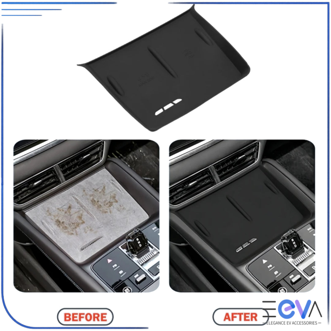 Close-up of wireless charger pad in BYD Sealion 7 from EEVA Store