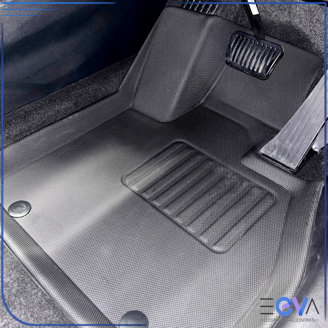 Interior view of XPE driver floor mats in BYD Sealion 7 cabin from EEVA Store