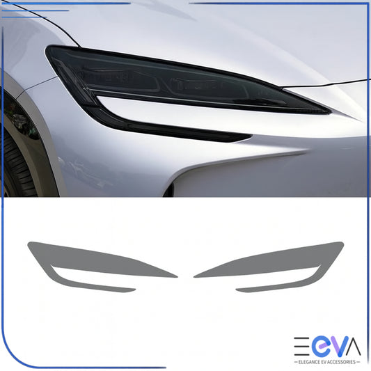 Smoked headlight tint film protective cover for BYD Sealion 7 from EEVA Store
