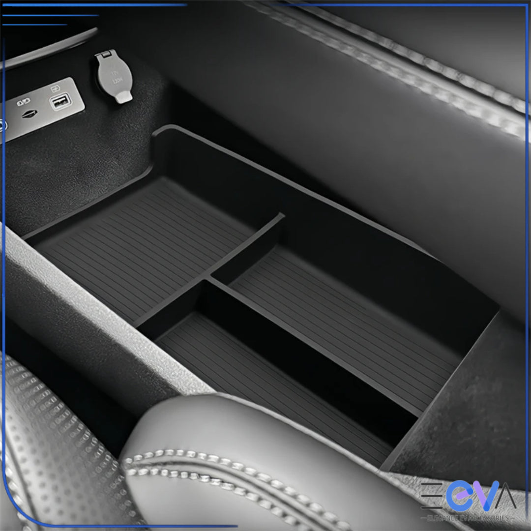 Lower console storage organisers installed in BYD Sealion 7 from EEVA Store