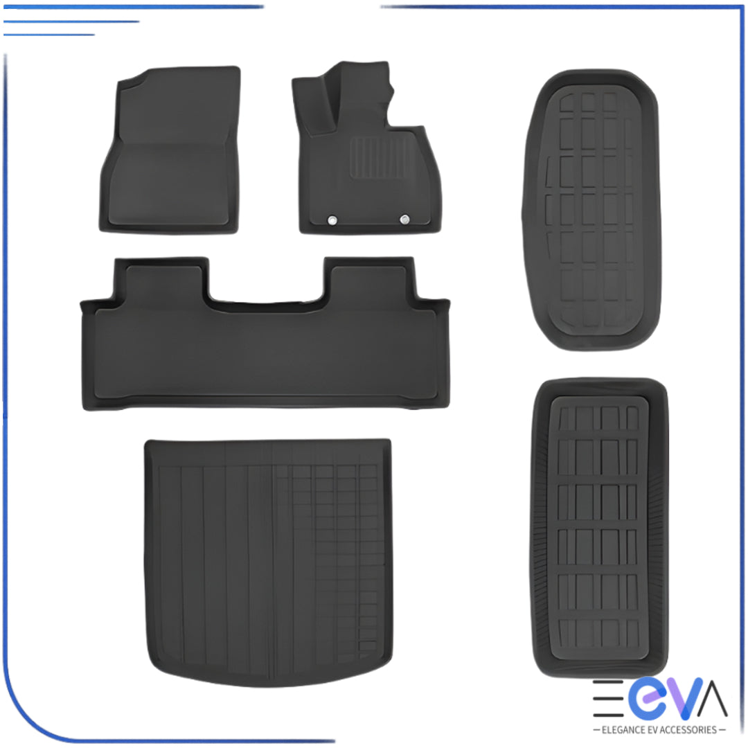 6-piece XPE floor mats, boot liner, frunk and inner trunk mats set for BYD Sealion 7 from EEVA Store