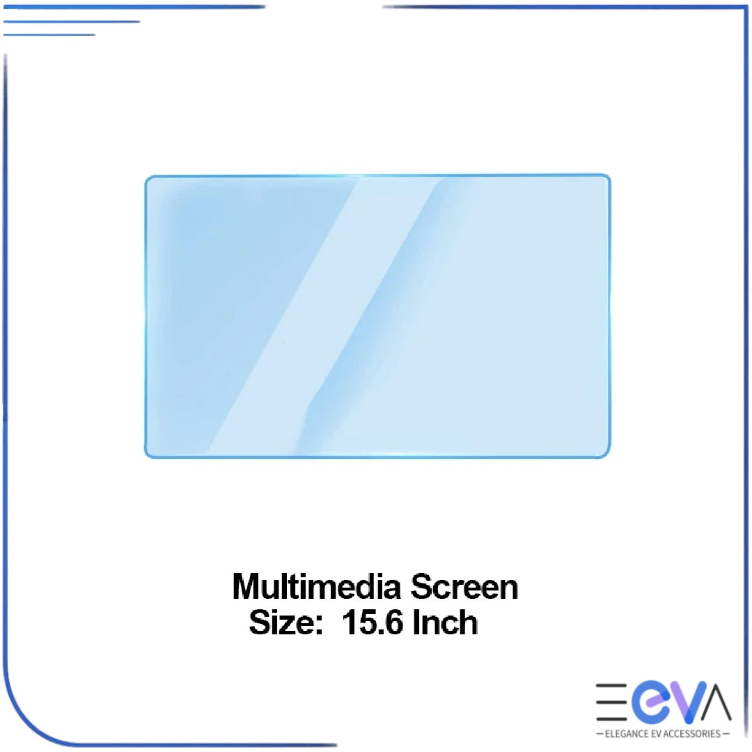 BYD Shark 6 15.6 inch multimedia screen protector only, custom cut tempered glass designed for precise fit from EEVA Store Australia.