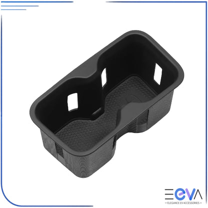 BYD Shark 6 cup holder insert top view highlighting contoured shape and raised edges for secure cup placement from EEVA Store Australia.