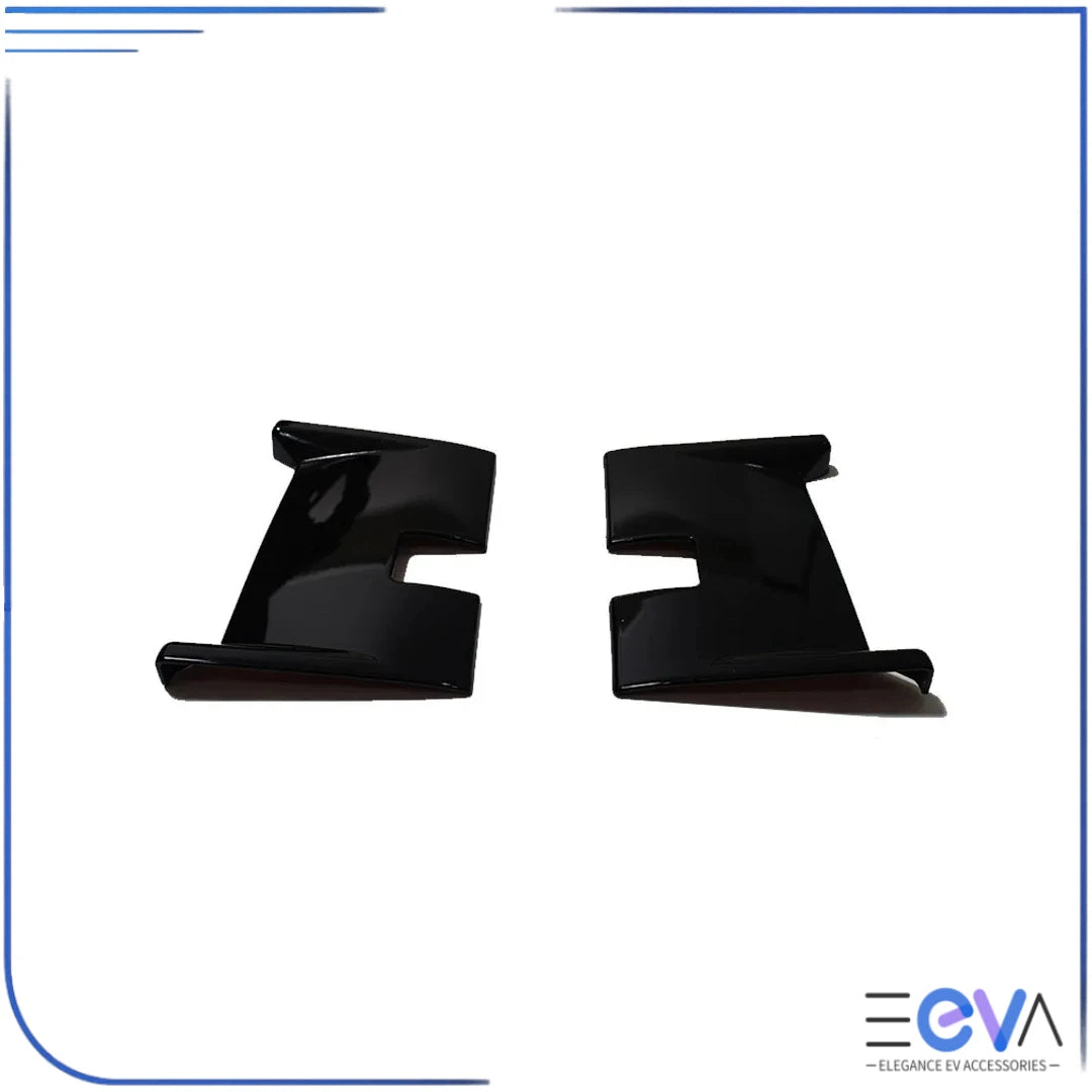 BYD Shark 6 grille side panel cover in gloss black finish shown off the vehicle, adding a sleek and premium contrast from EEVA Store Australia.