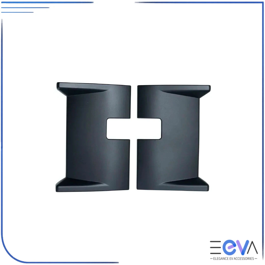 BYD Shark 6 grille side panel cover in matte black finish shown off the vehicle, offering a subtle OEM-style upgrade from EEVA Store Australia.