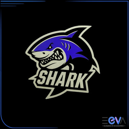 BYD Shark 6 HD Laser Door Puddle Lights with Shark graphic logo – premium white laser projection by EEVA Store