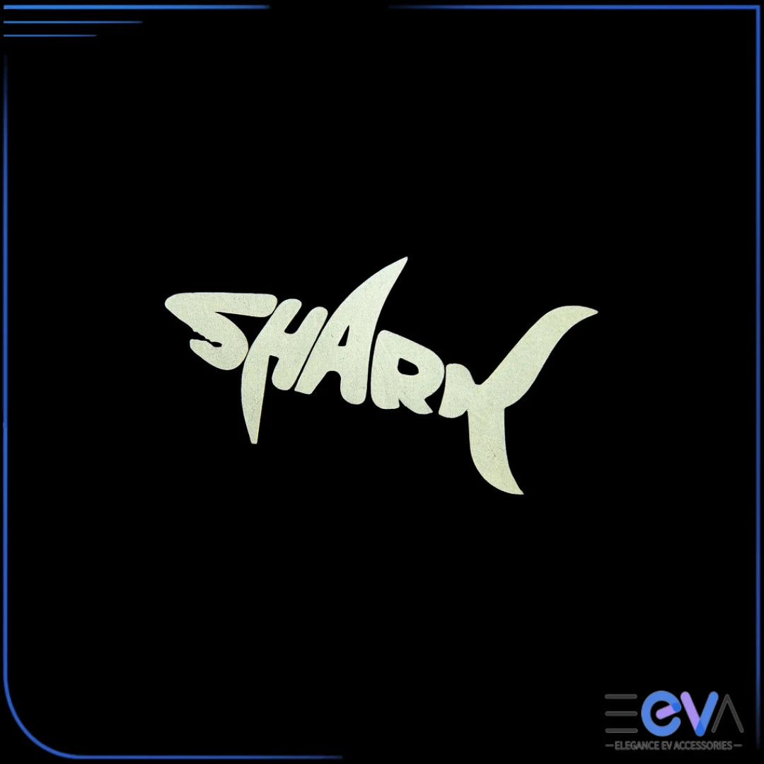 BYD HD Laser Door Puddle Lights with Shark script logo – high clarity HD laser projection by EEVA Store