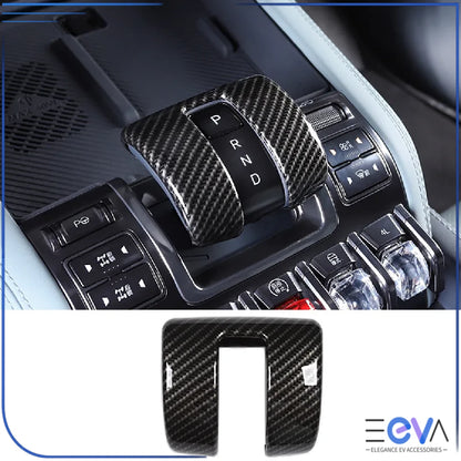 BYD Shark 6 shift knob cover in carbon fibre finish from EEVA Store Australia