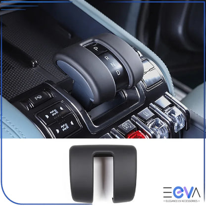 BYD Shark 6 shift knob cover in matte black finish from EEVA Store Australia