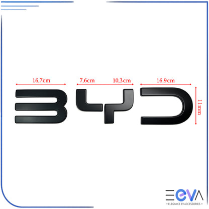 Detailed shot of decorative front badge emblem for BYD Shark 6 from EEVA Store