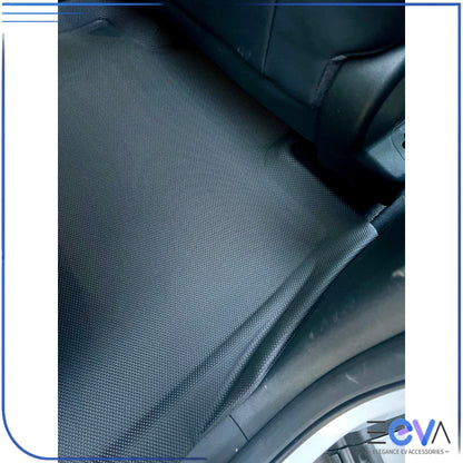 Interior cabin view showing  rear XPE floor mats in BYD Shark 6 from EEVA Store