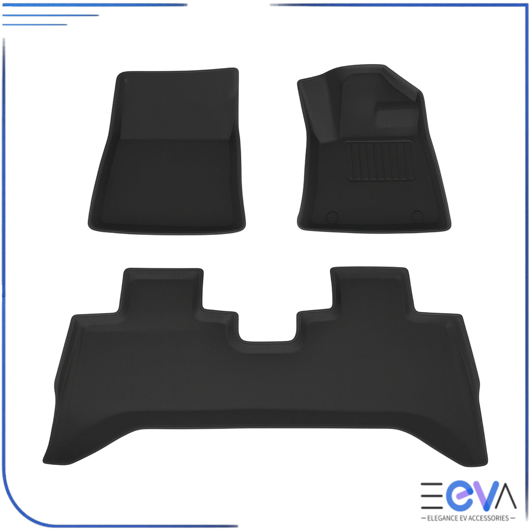 3-piece XPE floor mats set for BYD Shark 6 from EEVA Store