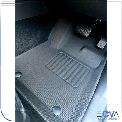 Overview of driver XPE floor mats installed in BYD Shark 6 from EEVA Store