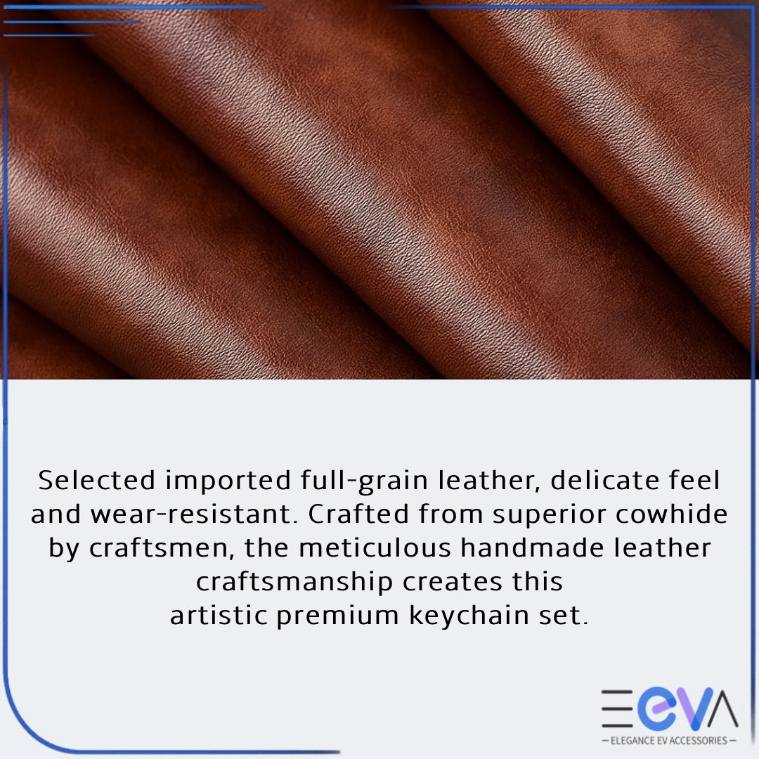 Full-grain leather NFC key card holder for BYD vehicles – EEVA Store