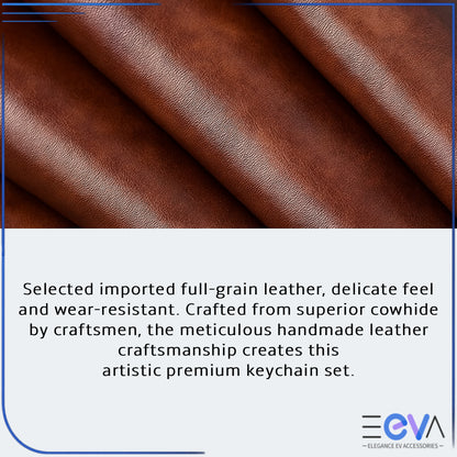 Full-grain leather NFC key card holder for BYD vehicles – EEVA Store