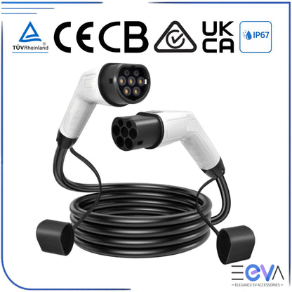Type 2 to Type 2 EV Charging Cable from EEVA Store Australia.